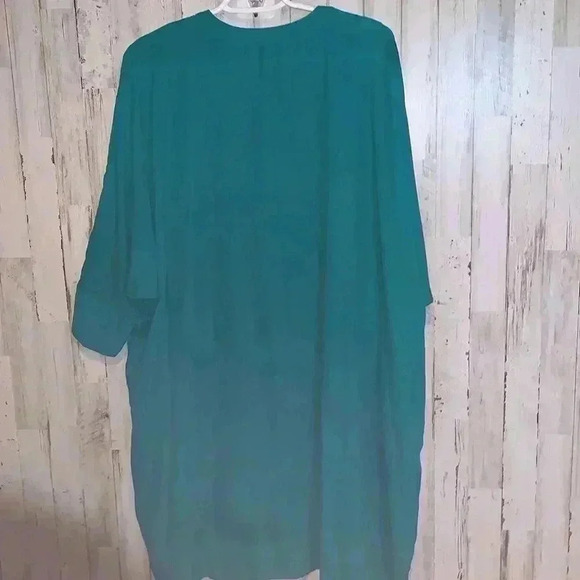 MELISSA MCCARTHY 3/4 Sleeve Blouse V-Neckline 1X - Picture 10 of 14